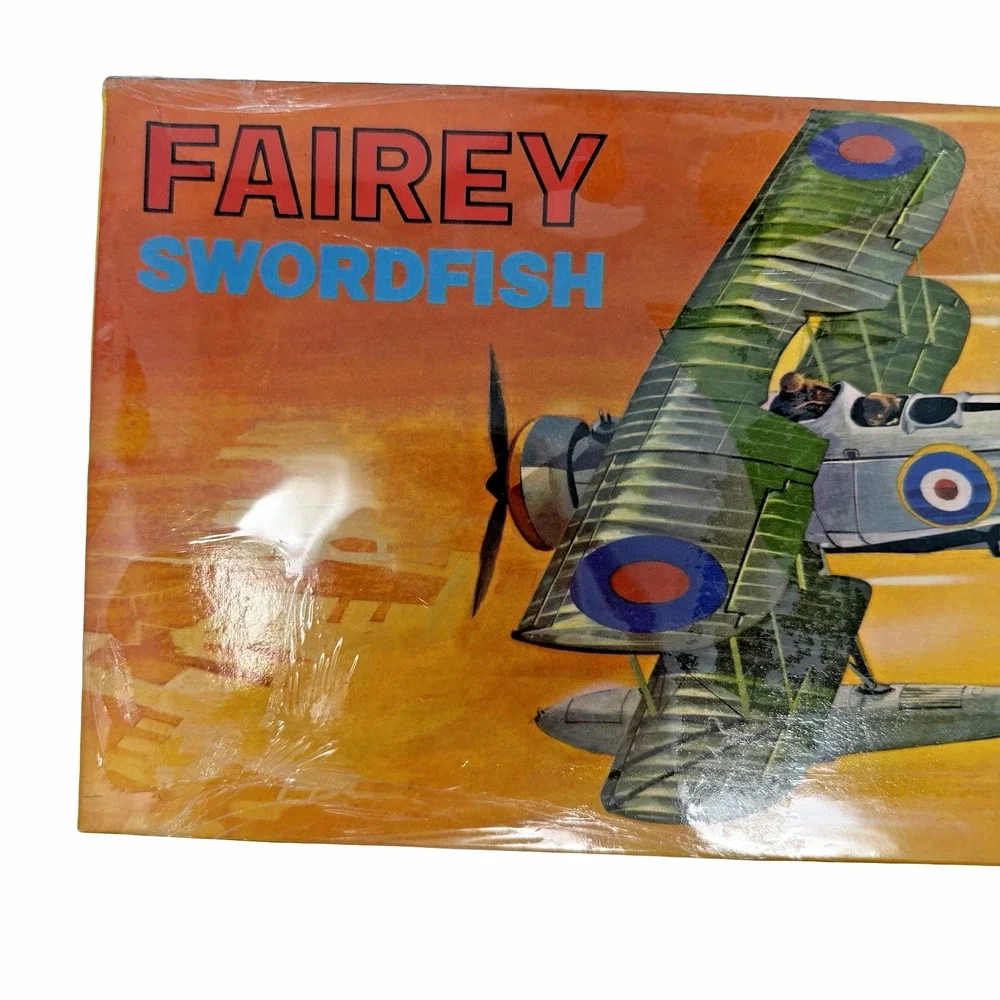 Artiplast Fairey Swordfish Floatplane Model Kit NOS Sealed Made in Italy
